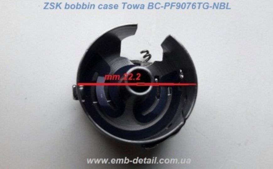 Шпульний ковпачок для ZSK Towa BC-PF 9076TG-NBL фото